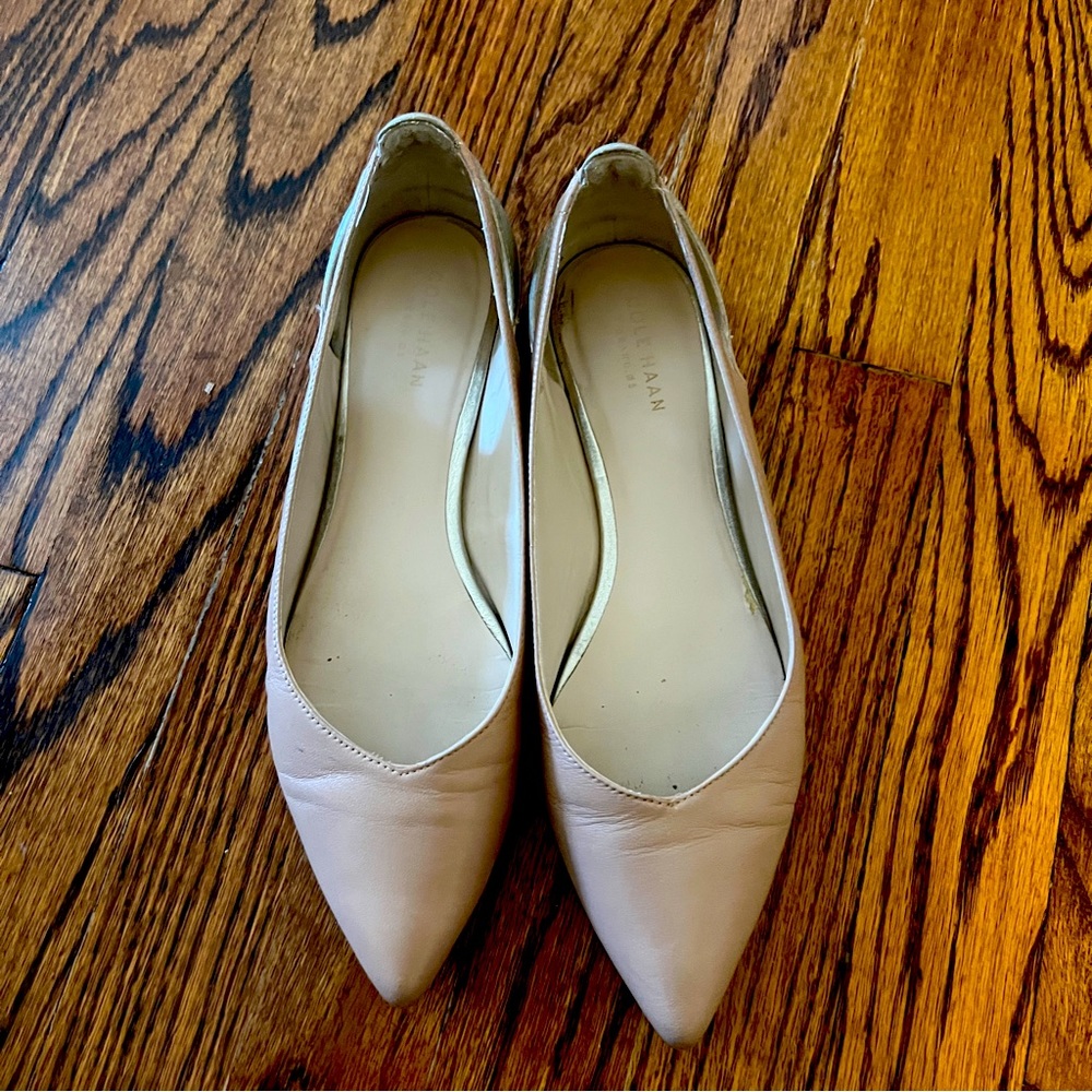 Cole Haan beige flats